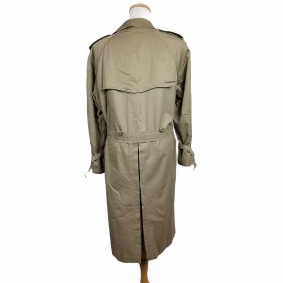 BURBERRY'S Classic Beige Trench Coat Plaid Liner - Picture 6 of 11